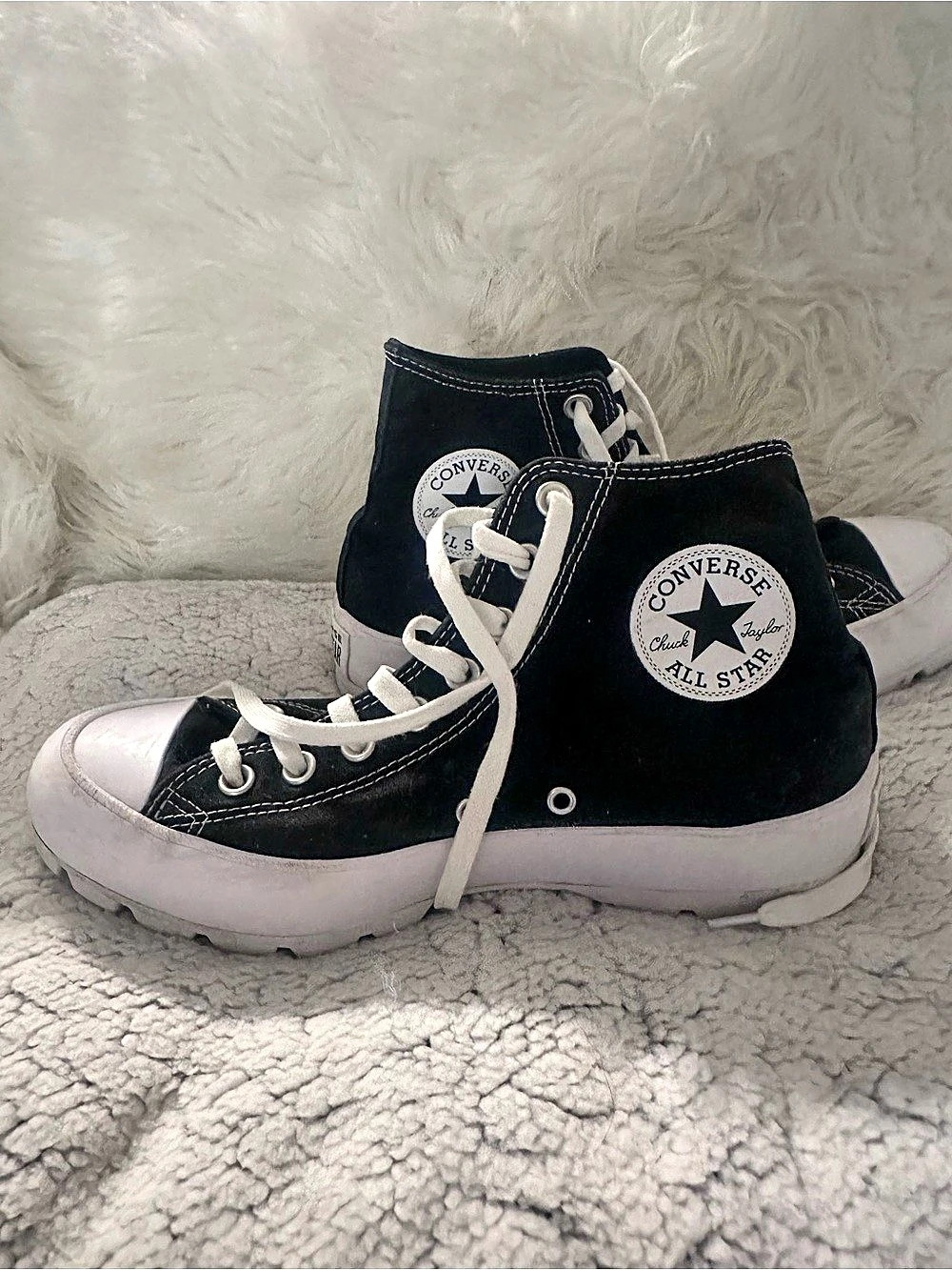 Converse Chuck Taylor All Star High Top Sneakers Black & White US 9.5